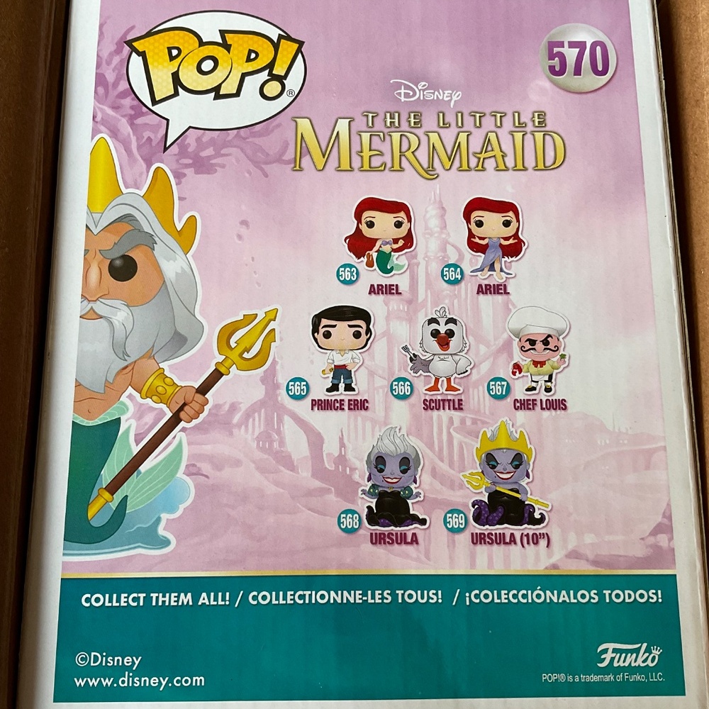 FUNKO  KING TRITON   570  RETIRED RARE. - Picture 2 of 2